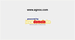 Desktop Screenshot of agnox.com